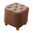 thumbnail image 2 of Reposapiés pequeño otomano, reposapiés, taburete, taburete, asiento cómodo para Marrón, 2 of 9