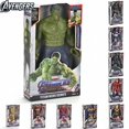 thumbnail image 2 of Juguete de 30 cm de Marvel Avengers, Thanos, Hulk, Spiderman, Iron Man, Capitán América, Thor, Pantera Negra, con sonido y luz, juguete de acción para regalo, 2 of 5