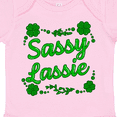 thumbnail image 4 of Inktastic Sassy Lassy with Green 4 Leaf Clovers Boys or Girls Baby Bodysuit, 4 of 5