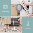 thumbnail image 6 of Brown Geometric Diamond Pattern Kitchen Rugs Sets Of 3,Kitchen Runner Rugs Non Skid Washable,Decorative Kitchen Floor Mats for Kitchen,Sink,Laundry,17"x30"+ 17"x47" + 17"x59", 6 of 6