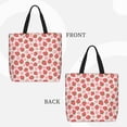 thumbnail image 2 of Pofeuu Strawberry Flower Print Tote Bag for Women,Hobo HandBags with Zipper,Large Capacity Casual Shoulder Handbags with Inner Pockets, 2 of 7