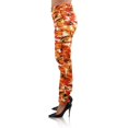 thumbnail image 6 of Red Fox Women's High Waist Camouflage Military Cargo Jogger Pants - Army Casual Orange Camo, Medium, 6 of 6