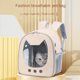 thumbnail image 2 of Suministros para mascotas, bolsa para gatos, mochila, bolsa espacial, nueva bolsa transparente ligera para mascotas, gran espacio, cómoda y transpirable para gatos, 2 of 5
