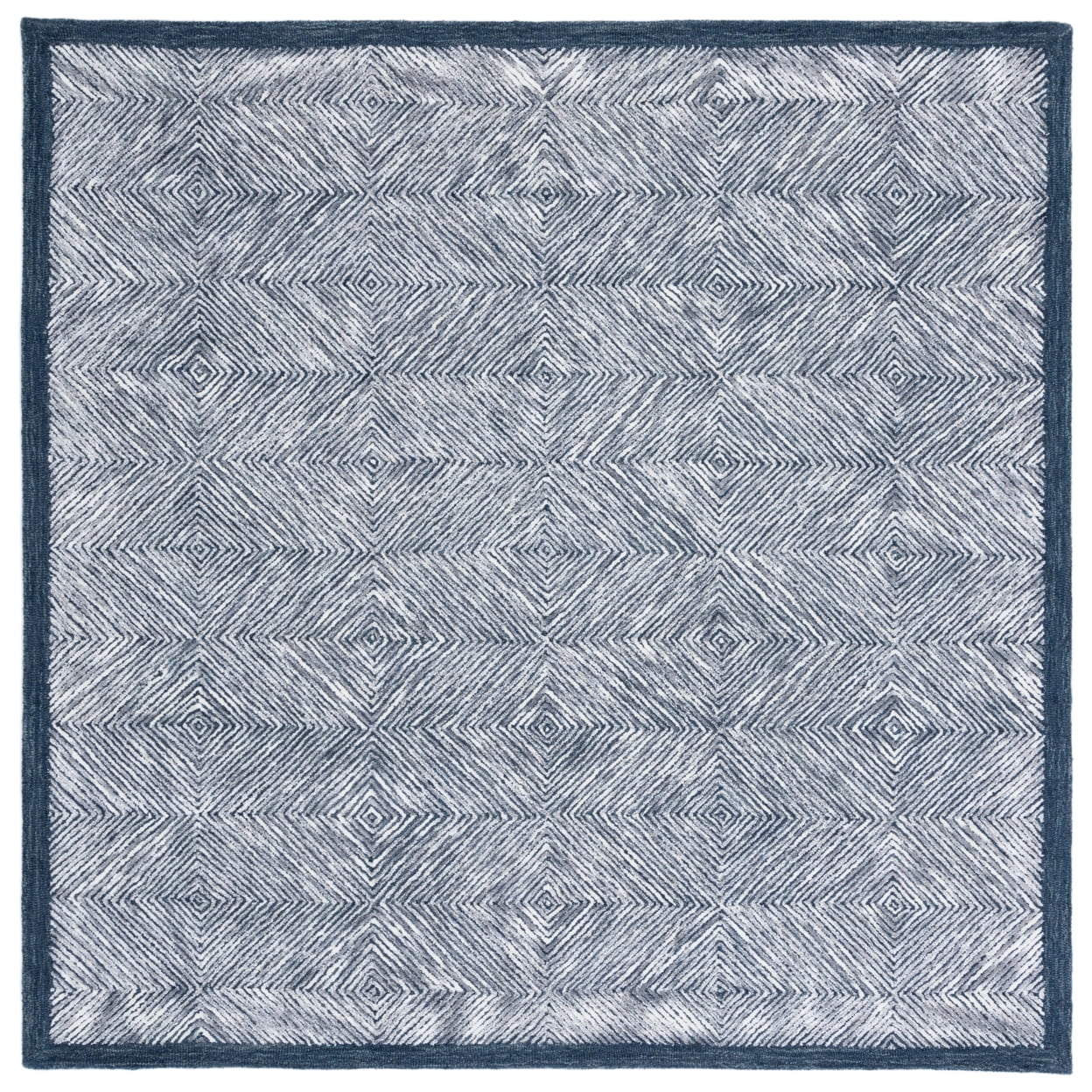 SAFAVIEH Soho Jonie Abstract Area Rug, Dark Grey/Ivory, 6' x 9'
