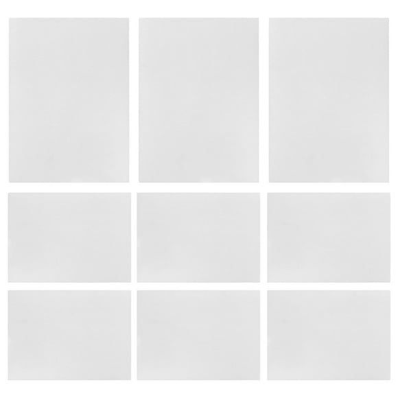 10 Pcs Picture Frames Window Film Transparent Board Replacement Glass Non Glare for
