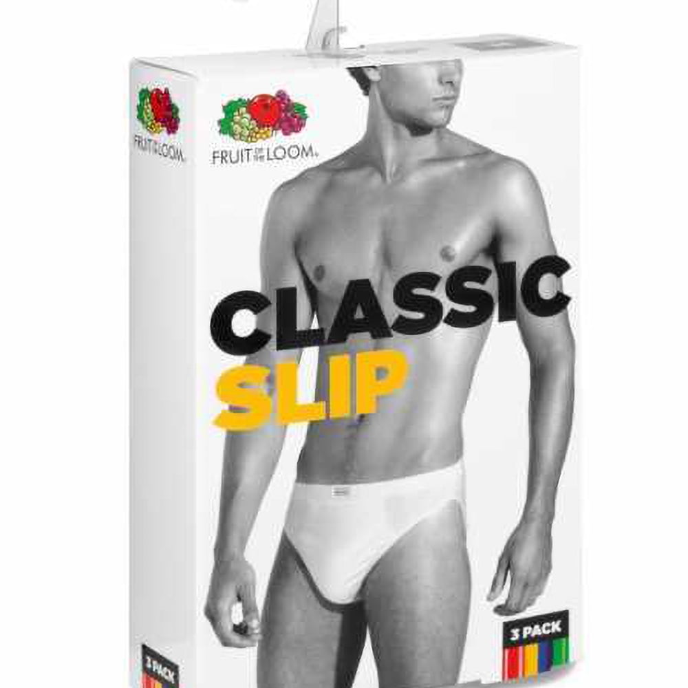 Fruit Of The Loom Men's Classic Slip S to 2XL 3 Pack 