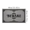 thumbnail image 3 of Vintage Gothic Coir Doormat, Halloween Decorative Welcome Mat, Retro Ornate Border Front Door Rug, for Porch, Entryway, Fall Home Decor, 3 of 7