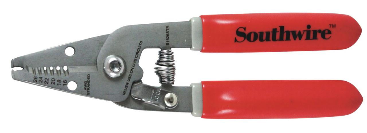 26 AWG Min Wire Gag... Ideal 16 AWG Max Capacity Automatic Wire Stripper 7" OAL 