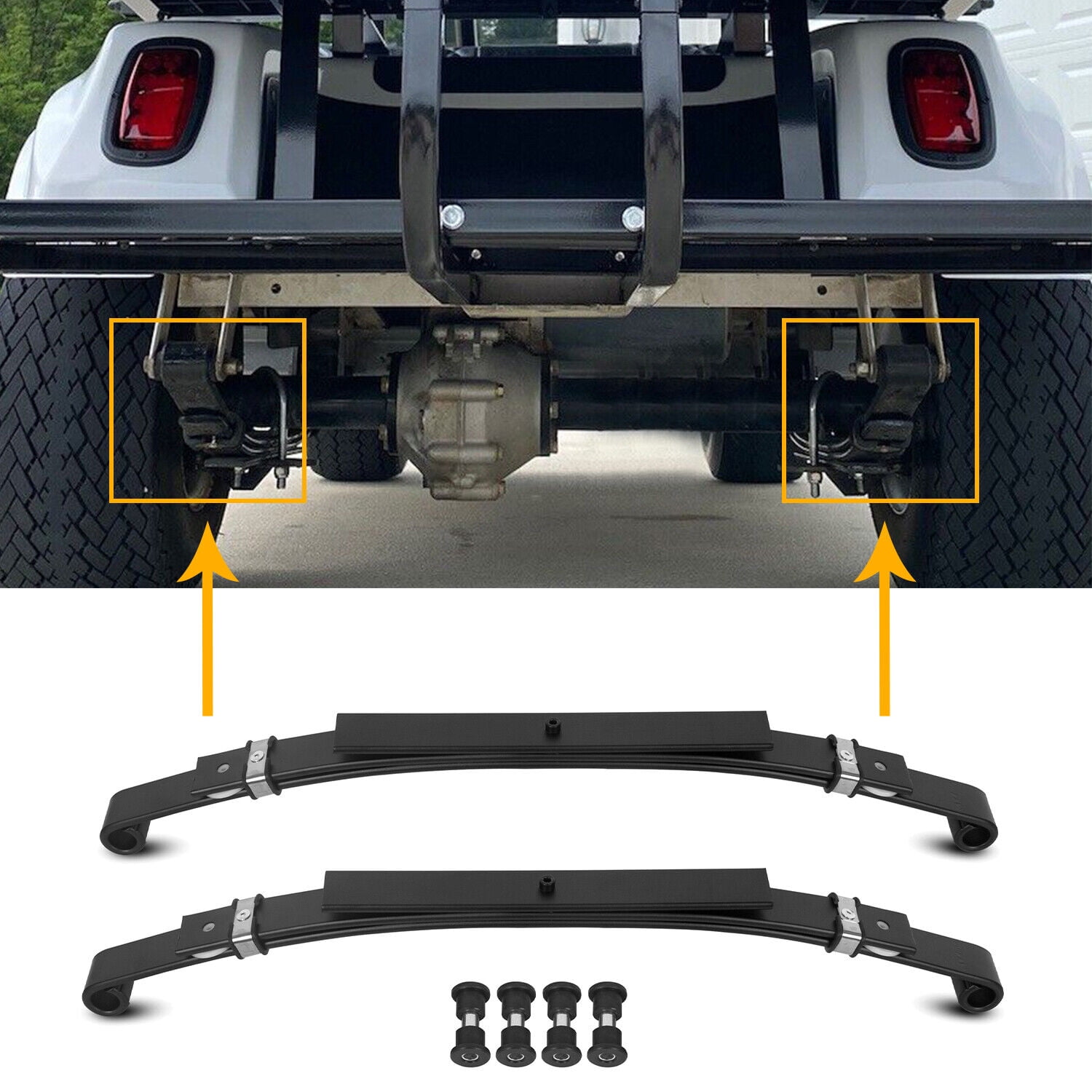 Kojem Heavy Duty Rear Leaf Springs Golf Cart Compatible with 1982+ Club