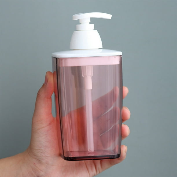 Limpiador facial Botella de espuma | Bomba de prensa manual | Dispensador de viaje portátil | Plástico a prueba de fugas | Gran capacidad | Recargable para Lotion Champú Acondicionador | 1 pieza