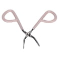 thumbnail image 4 of Y0309 Eyebrow Tweezers Stainless Steel Hair Clip with Grinding Handle for Eyebrow Hair Beard Removal, 4 of 5