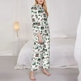 thumbnail image 3 of Honeii Camping Caravan 2 print Women's Pajama Sets Long Sleeve Button Down Sleepwear Nightwear Soft Pjs Lounge Sets-, 3 of 7