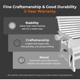 thumbnail image 3 of Innovaze 4.5 Ft Wooden Patio Glider,Outdoor Glider fot 2-Person Solid Fir Wood, Teak Tone, 3 of 9