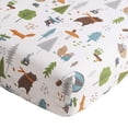 thumbnail image 4 of Levtex Baby Play Day 5-Piece Woodland Forest Crib Bedding Set, Blues and Grey, 4 of 6