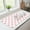 Pink, variant on QenASHaing Checkered Dish Drying Mat for Kitchen Counter, Absorbent Coffee Bar Mat for Espresso Machine Coffee Countertops Accessories