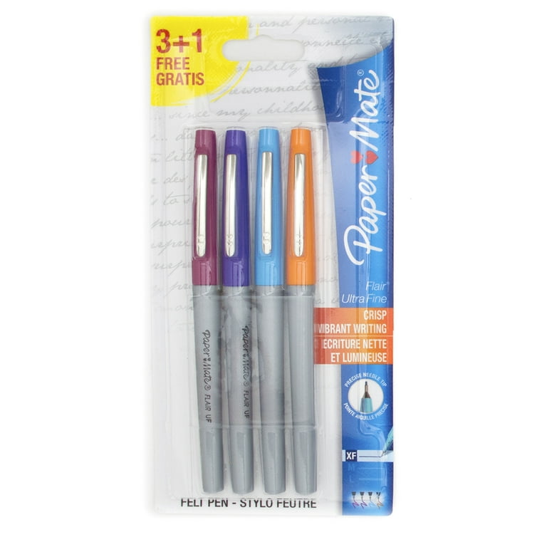 Papermate Flair Pumpkin Ultra Fine Felt Tip Pens Pack of 3 