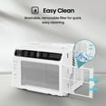 thumbnail image 6 of Hisense 5,000 Btu 115 V 150 Sq ft Window- Mount Air Conditioners, White, 6 of 12