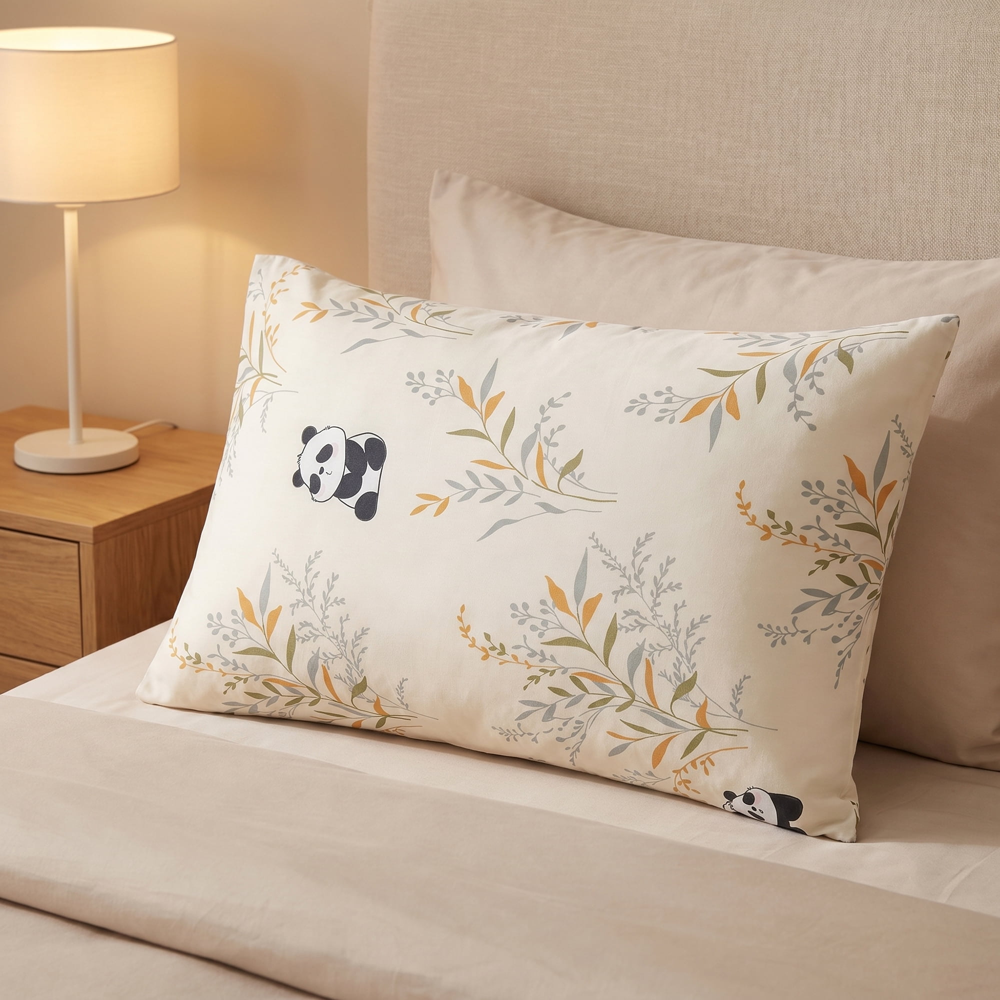 Unique Bargains 2 Pack Pillowcase Smooth Envelope Closure Wrinkle Resistant Yellow G