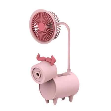 

Summer Portable Fans Clearence Fun Fan Student Pen Holder Fan Pencil Sharpener Fan Multi-function Fan Cartoon Usb