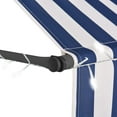 thumbnail image 4 of vidaXL Retractable Awning with Hand Crank and LEDs Sunshade Patio Shelter, 4 of 7