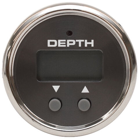 VeeThree Boat Depth Finder Gauge 70939 | Digital Black 2 Inch