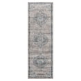 thumbnail image 2 of Luxee Designs Montana 3x8 Runner Area Rug, Durable Low - Pile Medallion Pattern Indoor Rugs for Living Room, Bedroom, Kitchen, Office, High Traffic Area - Teal, 2 of 10