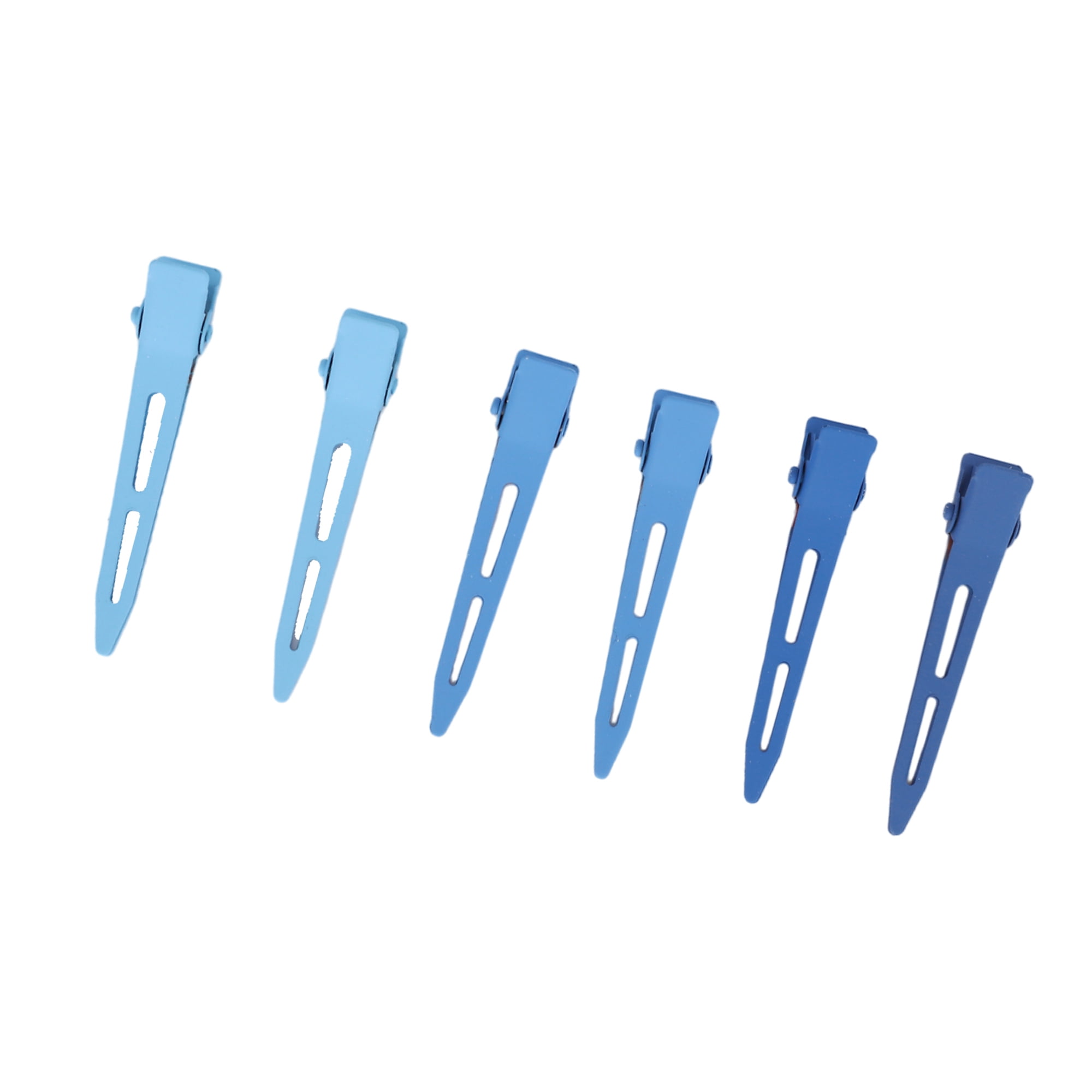 Unique Bargains 6Pcs Fashion Hair Clips Hairdo Clip Blue