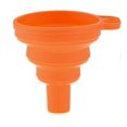 thumbnail image 1 of Less Than 5 Funnel 4Pc Home Kitchen Food Grade Silicone Candy Color Folding Funnel Telescopic Hang, 1 of 8