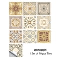 thumbnail image 1 of Lefu 10x Mosaic Tile Stickers Stick Bathroom Kitchen Home Wall or Floor Self-adhesive, 1 of 5