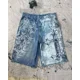 thumbnail image 4 of Pantalones cortos de mezclilla con estampado de grafiti y diseño personalizado de Y2K para patinetas callejeras, pantalones casuales sencillos de cintura alta estilo Harajuku de longitud media, 4 of 5