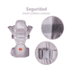 thumbnail image 3 of Mochila Cangurera Para Bebe 9 en 1 Funciones Belug Gris, 3 of 5