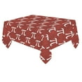 thumbnail image 3 of BSDHOME Nappe en Polyester Rouge et Blanc Pi 60x84 Pouces, Nappe Éducative pour Décoration de Fête de Mariage, 3 of 5