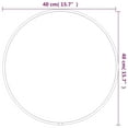 thumbnail image 6 of vidaXL Wall Mirror Decorative Wall Mounted Hanging Vanity Make up Mirror Round, 6 of 46