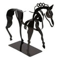 thumbnail image 3 of Desktop Sculpture, Lifelike Exquisite Standing Horse Statue  For Home Decoration For Fireplace, 3 of 8
