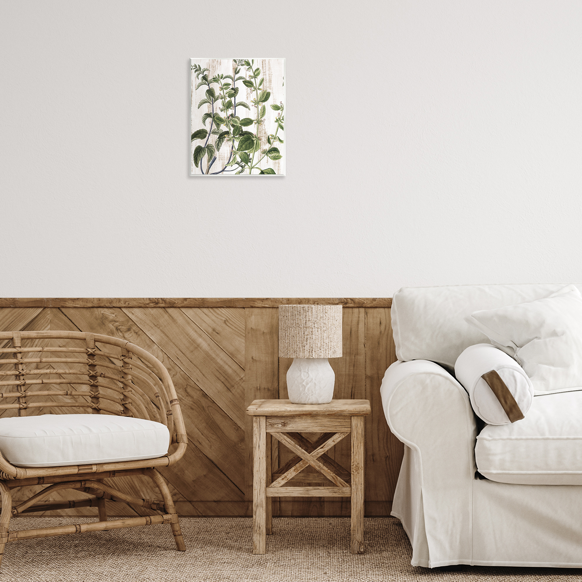 Stupell Industries Rustic Botanical Vines Botanical & Floral Painting Unframed Art Print Wall Art, 11 x 14