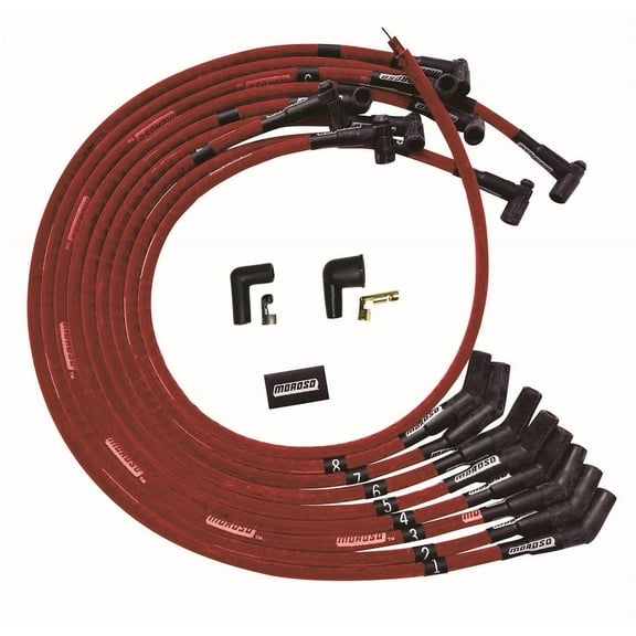 Moroso Ultra Plug Wire Set BBC Under V/C Red