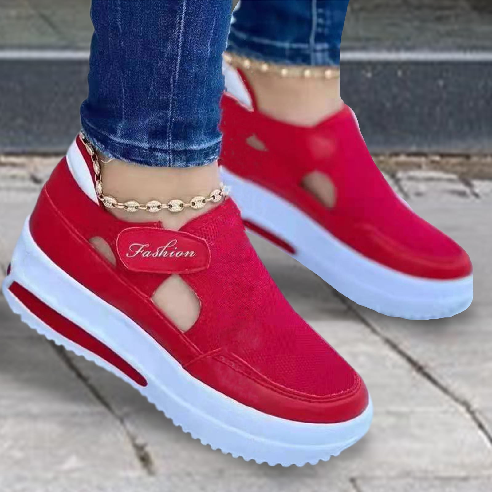 Paire de Chaussures pour Femmes Design en Maille Légères