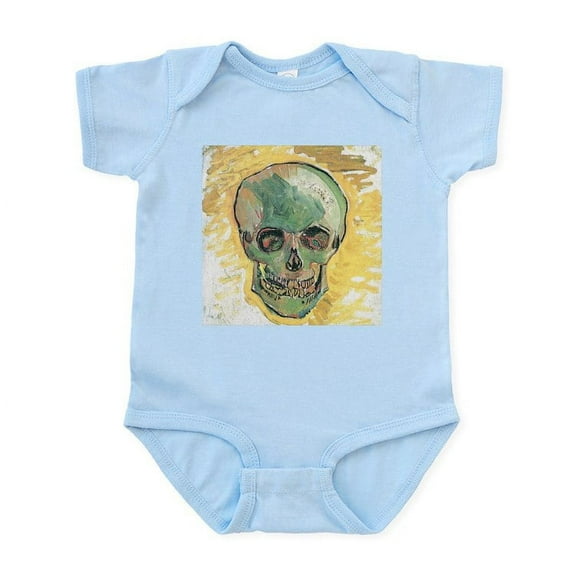 CafePress - Vincent Van Gogh Skull Infant Bodysuit - Baby Light Bodysuit, Size Newborn - 24 Months