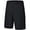Black, variant on Weilanxin Men's Shorts Golf 9" Casual Elastic Waist Quick Dry Flat Front Travel Hiking Cargo Shorts