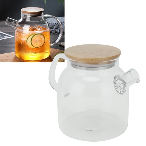 Hervidor De Agua, Tetera De Vidrio De Borosilicato De 600 Ml De Alto Para Artículos De Té Para Cocina