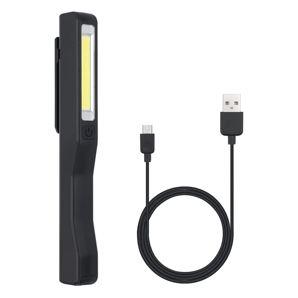 Inspection Lamp Work Light Torch SLIM Ultra Bright LED 2W COB USB Rechargeable 