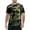 #02Camouflage, variant on Summer Camouflage Pattern Short Sleeve Tee for Men Lightweight Breathable Quick Dry Casual Athletic T‑Shirt Beige 3XL