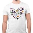 thumbnail image 2 of Halloween Heart Shirt Unisex Large White, 2 of 5