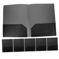 thumbnail image 6 of WHAMVOX 6 PCS A4 Folder Versatile and Practical Folders Office 29.00X24.00X0.10CM Black, 6 of 8