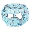 thumbnail image 2 of Funda protectora para asiento de bebé, carrito de compras portátil, cojín para asiento de silla infantil, carrito de compras plegable para bebé, funcionalidad versátil, 2 of 12