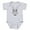 Heather Gray, variant on CafePress - Cute Hipster Easter Bunny Body Suit - Cute Infant Bodysuit Baby Romper - Size Newborn - 24 Months