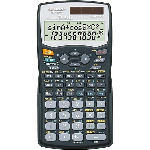 Sharp Scientific Calculator, EL506WBBK