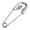 bright silver, variant on Shining Large Hair Pin AntiSlip Design All Hair Types Comfortable Styling Accessory