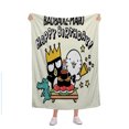 thumbnail image 1 of Cool Penguin Blanket Travel Cartoon Blanket Flannel Blanket Superfine Quick-drying Blanket, 1 of 2