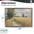 thumbnail image 4 of Stupell Industries Traditional Quiet Path Through Wheat Gray Floating Frame Canvas Art, 25 x 17, by Petals Prints Design, 4 of 8